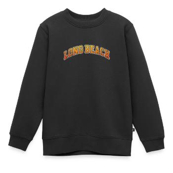 Long Beach Kalifornien USA Amerika LA Geschenk - Kinder Premium Organic Sweatshirt - Schwarz - Vorne - AI Model Kid Female (0cm)