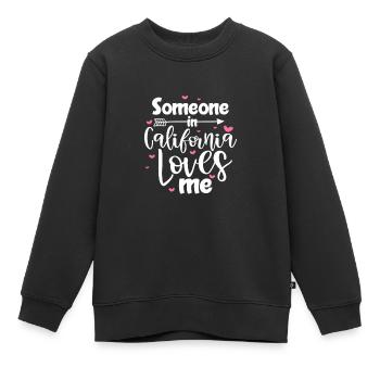 Kalifornien - Kinder Premium Organic Sweatshirt - Schwarz - Vorne - AI Model Kid Female (0cm)