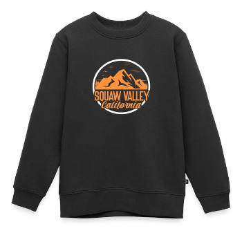 Kalifornien - Kinder Premium Organic Sweatshirt - Schwarz - Vorne - AI Model Kid Female (0cm)