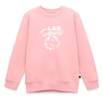 Labrador Hund Hunde Hunderasse Geschenk - Kinder Premium Organic Sweatshirt - Rosa - Vorne - AI Model Kid Female (0cm)