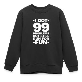Laufen - Kinder Premium Organic Sweatshirt - Schwarz - Vorne - AI Model Kid Female (0cm)