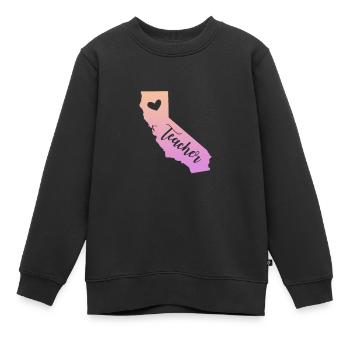 Kalifornien - Kinder Premium Organic Sweatshirt - Schwarz - Vorne - AI Model Kid Female (0cm)