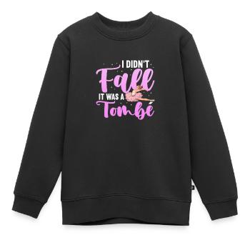 Ballett Ballerina Ballet-Tänzerin Tanzen Geschenk - Kinder Premium Organic Sweatshirt - Schwarz - Vorne - AI Model Kid Female (0cm)