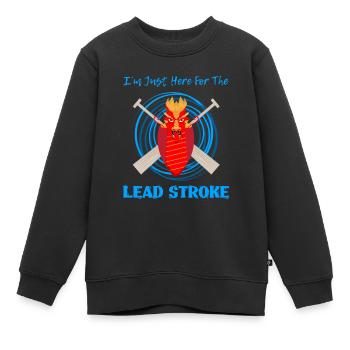 Pagayage de bateaux-dragons pour le festival des courses de bateaux-dragons - Sweat Premium enfant bio - noir - Devant - AI Model Kid Female (0cm)