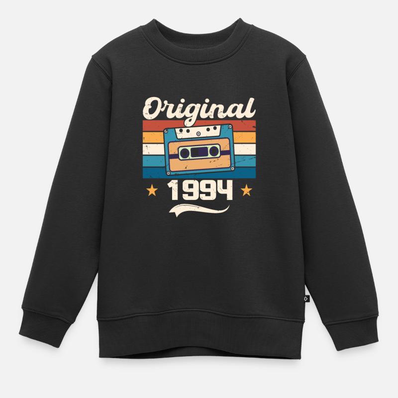 Geboren Geschenk Original 1994 Geschenkidee 1994 - Kinder Premium Organic Sweatshirt - Schwarz
