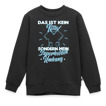 Altenpfleger Altenpflege Pfleger Vater Pflege - Kinder Premium Organic Sweatshirt - Schwarz - Vorne - AI Model Kid Female (0cm)