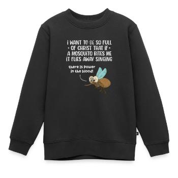 Bibel - Kinder Premium Organic Sweatshirt - Schwarz - Vorne - AI Model Kid Female (0cm)
