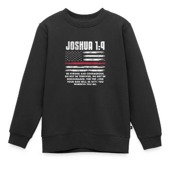 Bibel - Kinder Premium Organic Sweatshirt - Schwarz - Vorne - AI Model Kid Female (0cm)