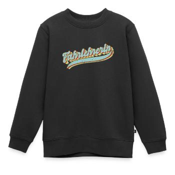 Fahrschule Vintage Fahrlehrerin - Kinder Premium Organic Sweatshirt - Schwarz - Vorne - AI Model Kid Female (0cm)