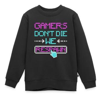 Progamer Multiplayer Spiele Pro Gaming Gamer - Kinder Premium Organic Sweatshirt - Schwarz - Vorne - AI Model Kid Female (0cm)
