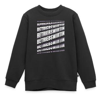 BWL Spruch Betriebswirtin - Kinder Premium Organic Sweatshirt - Schwarz - Vorne - AI Model Kid Female (0cm)