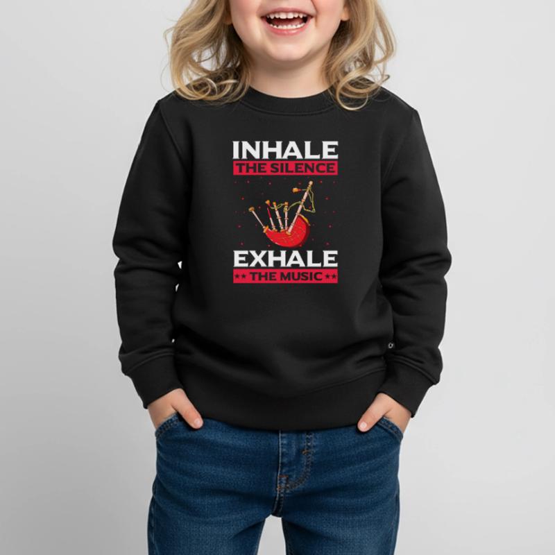 Cornemuse pour instructeurs de cornemuse et cornemuse Sweat Premium enfant bio