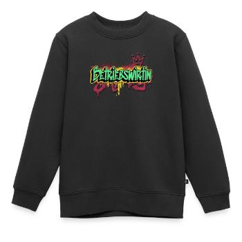 BWL Graffiti-Art Betriebswirtin - Kinder Premium Organic Sweatshirt - Schwarz - Vorne - AI Model Kid Female (0cm)