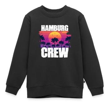 Hambourg Tourisme - Sweat Premium enfant bio - noir - Devant - AI Model Kid Female (0cm)