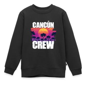 Tourisme Cancún - Sweat Premium enfant bio - noir - Devant - AI Model Kid Female (0cm)