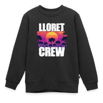 Tourisme Lloret De Mar - Sweat Premium enfant bio - noir - Devant - AI Model Kid Female (0cm)
