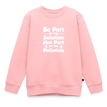 Climate change - Kids Premium Organic Sweatshirt - rose - Front - AI Model Kid Female (0cm)