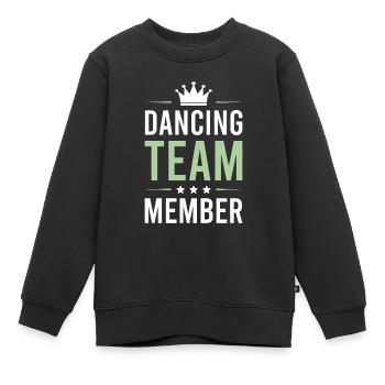 Dancing Team - Kinder Premium Organic Sweatshirt - Schwarz - Vorne - AI Model Kid Female (0cm)