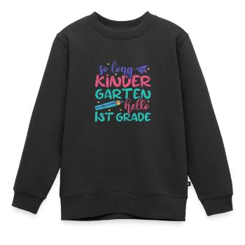 Kindergarten - Kinder Premium Organic Sweatshirt - Schwarz - Vorne - AI Model Kid Female (0cm)