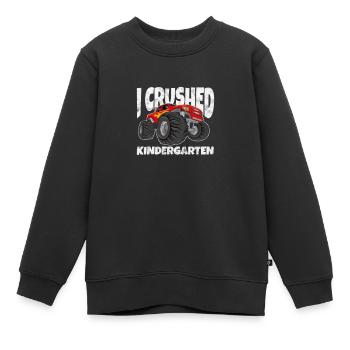 Kindergarten - Kinder Premium Organic Sweatshirt - Schwarz - Vorne - AI Model Kid Female (0cm)