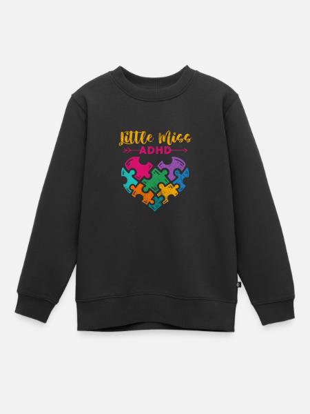 TDAH - Sweat Premium enfant bio - noir