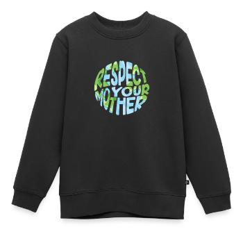 Klimawandel - Kinder Premium Organic Sweatshirt - Schwarz - Vorne - AI Model Kid Female (0cm)