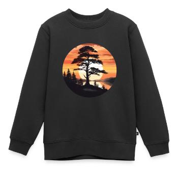Mâchoire - Sweat Premium enfant bio - noir - Devant - AI Model Kid Female (0cm)