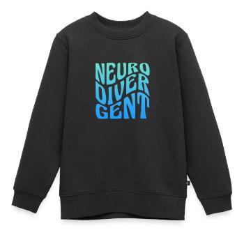 TDAH TDAH Cadeau de déficit de l’attention - Sweat Premium enfant bio - noir - Devant - AI Model Kid Female (0cm)