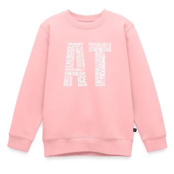 Sports Physician - Kids Premium Organic Sweatshirt - rose - Front - AI Model Kid Female (0cm)