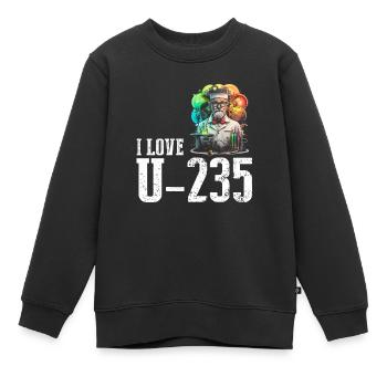 Nuklearingenieur für Kernkraftwerk und Kernenergie - Kinder Premium Organic Sweatshirt - Schwarz - Vorne - AI Model Kid Female (0cm)