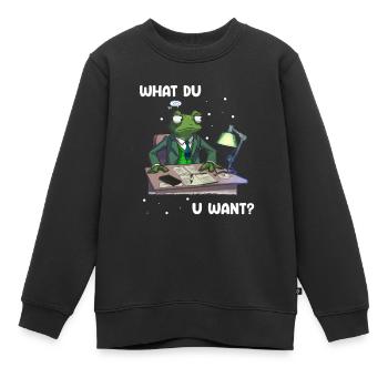 Nuklearingenieur für Kernkraftwerk und Kernenergie - Kinder Premium Organic Sweatshirt - Schwarz - Vorne - AI Model Kid Female (0cm)