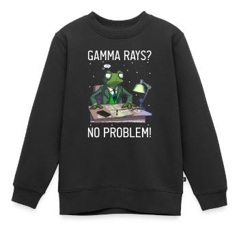 Kernenergie Design für Erneuerbare Kernenergie - Kinder Premium Organic Sweatshirt - Schwarz - Vorne - AI Model Kid Female (0cm)