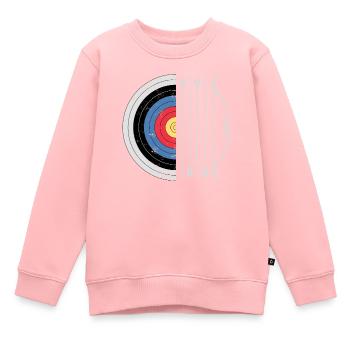 Tir à l’arc Chasse à l’arc Chasse à l’arc Archer Bow Hunter - Sweat Premium enfant bio - rose - Devant - AI Model Kid Female (0cm)