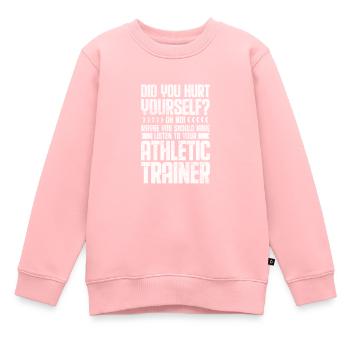 Sports Physician, Sports Medicine, Athletic Trainer - Kids Premium Organic Sweatshirt - rose - Front - AI Model Kid Female (0cm)