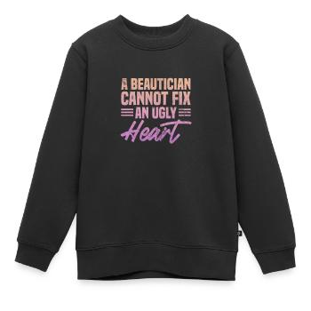 Kosmetikerin - Kinder Premium Organic Sweatshirt - Schwarz - Vorne - AI Model Kid Female (0cm)