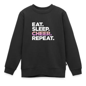 Cheerleader - Sweat Premium enfant bio - noir - Devant - AI Model Kid Female (0cm)