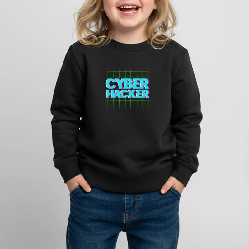 Hacker Coder Computerfreak Nerd Hacking Geschenk Kinder Premium Organic Sweatshirt