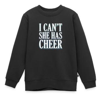 Cheerleader - Sweat Premium enfant bio - noir - Devant - AI Model Kid Female (0cm)