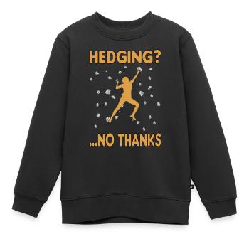 Bouldering Bouldering Climbing Boulderer Bouldering - Kids Premium Organic Sweatshirt - black - Front - AI Model Kid Female (0cm)