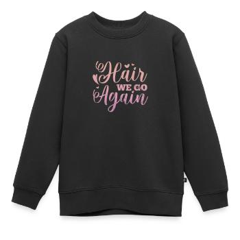 Kosmetikerin - Kinder Premium Organic Sweatshirt - Schwarz - Vorne - AI Model Kid Female (0cm)