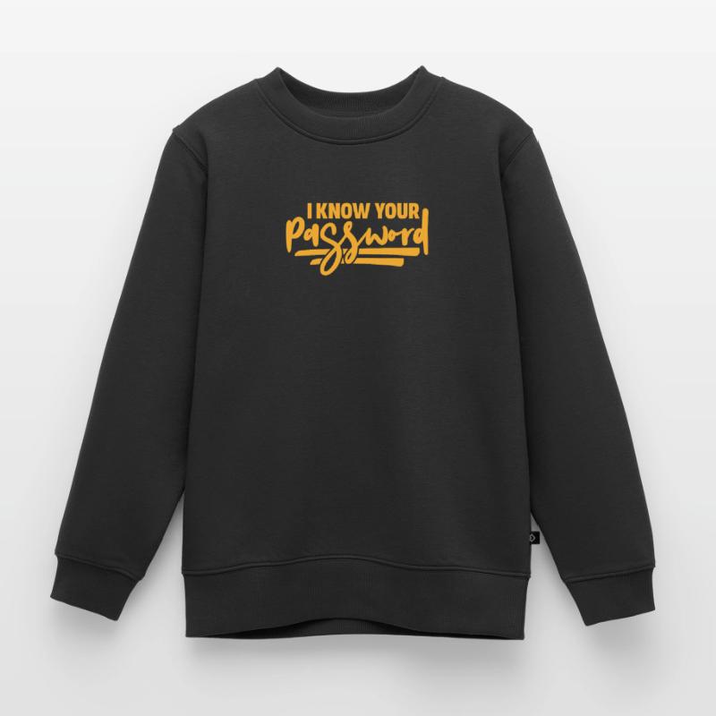 Hacker Coder Computerfreak Nerd Hacking Geschenk Kinder Premium Organic Sweatshirt