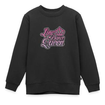 Linedance - Kinder Premium Organic Sweatshirt - Schwarz - Vorne - AI Model Kid Female (0cm)
