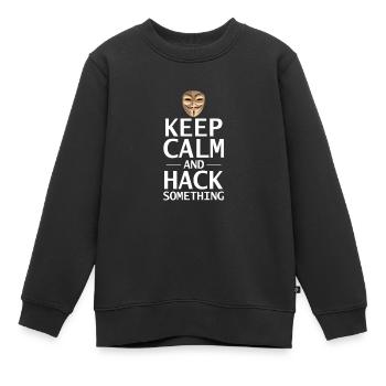 Hacker Coder Computerfreak Nerd Hacking Geschenk - Sweat Premium enfant bio - noir - Devant - AI Model Kid Female (0cm)