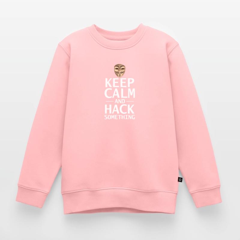 Hacker Coder Computerfreak Nerd Hacking Geschenk Kinder Premium Organic Sweatshirt