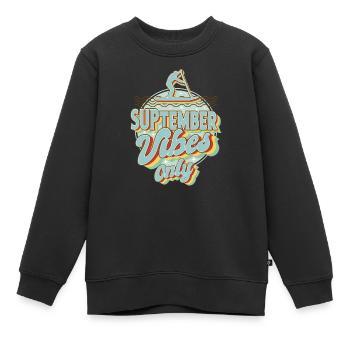 SUPtember Stand up paddle board Stand-up paddler - Sweat Premium enfant bio - noir - Devant - AI Model Kid Female (0cm)