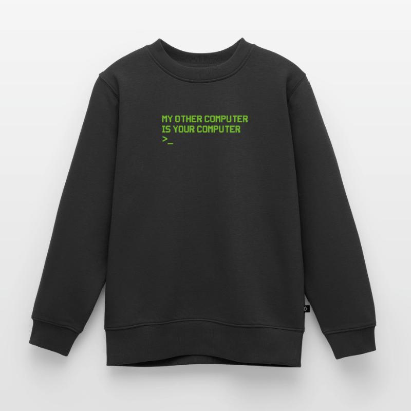 Hacker Coder Computerfreak Nerd Hacking Geschenk Kinder Premium Organic Sweatshirt