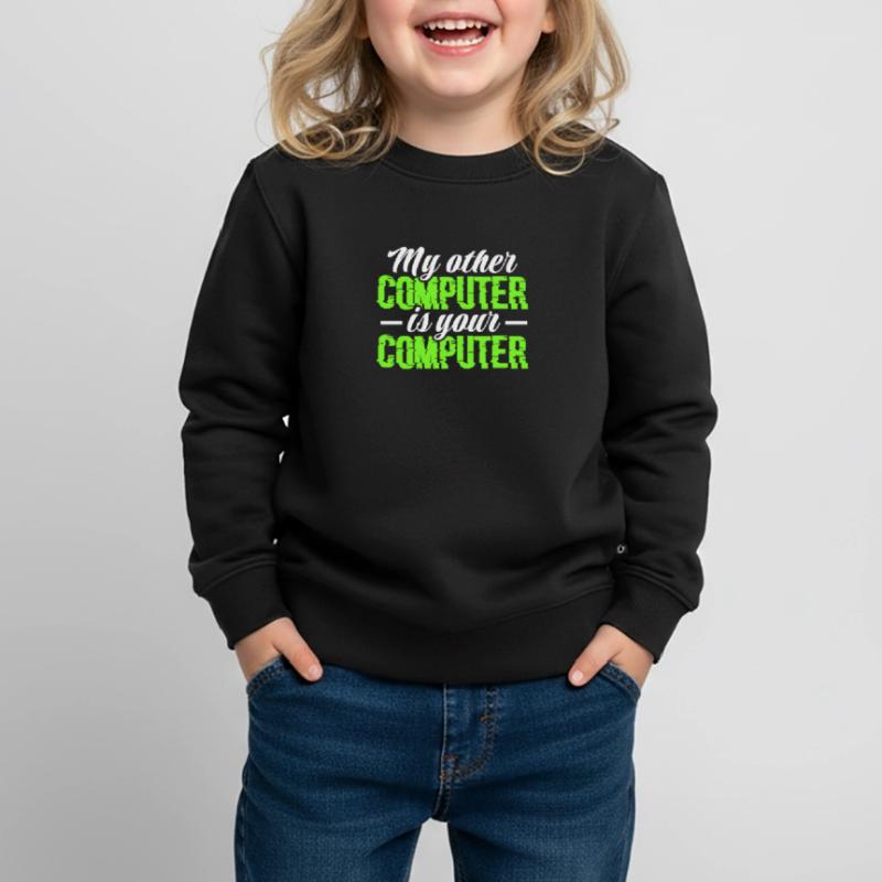 Hacker Coder Computerfreak Nerd Hacking Geschenk Kinder Premium Organic Sweatshirt