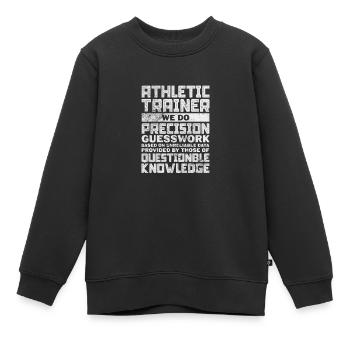 Médecin du sport Médecine sportive Entraîneur sportif - Sweat Premium enfant bio - noir - Devant - AI Model Kid Female (0cm)