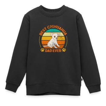 Chihuahua - Kinder Premium Organic Sweatshirt - Schwarz - Vorne - AI Model Kid Female (0cm)