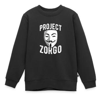 Hacker Coder Computerfreak Nerd Hacking Geschenk - Kinder Premium Organic Sweatshirt - Schwarz - Vorne - AI Model Kid Female (0cm)